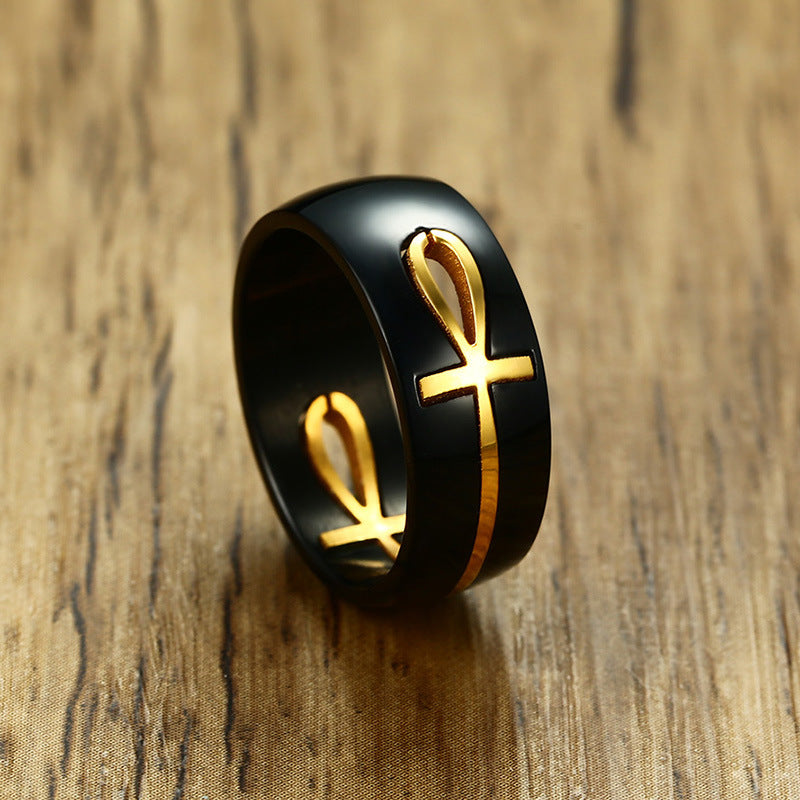 Ankh Egyptian Cross Ring