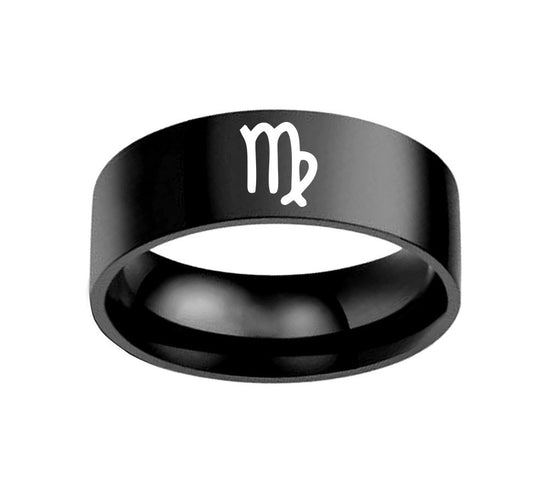 Constellation Stainless Unisex Steel Ring