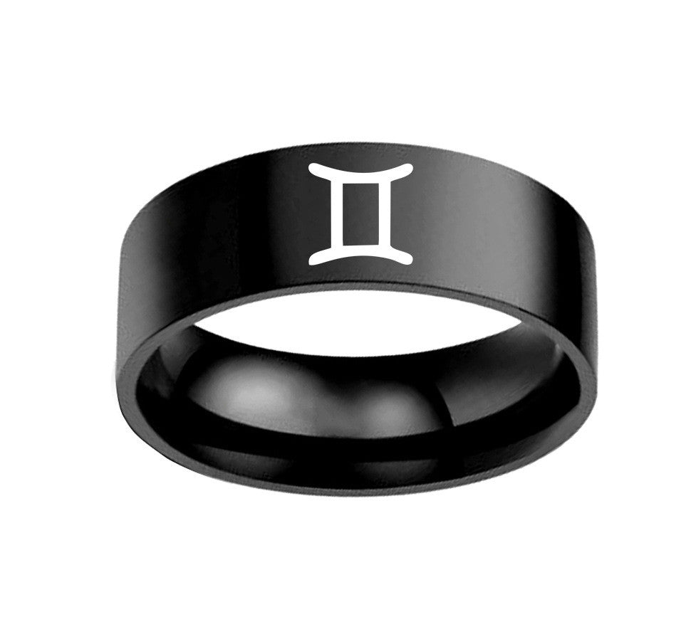 Constellation Stainless Unisex Steel Ring