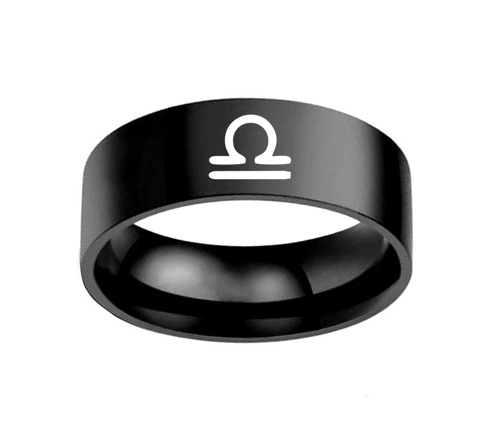 Constellation Stainless Unisex Steel Ring