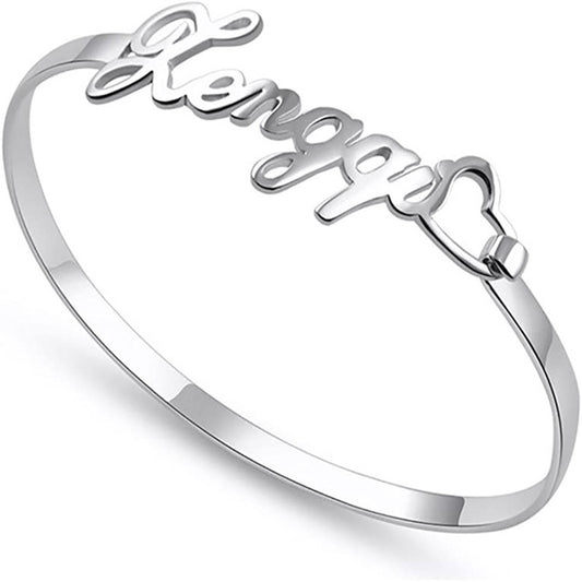 Personalized Custom Bangles Stainless Steel Jewelry