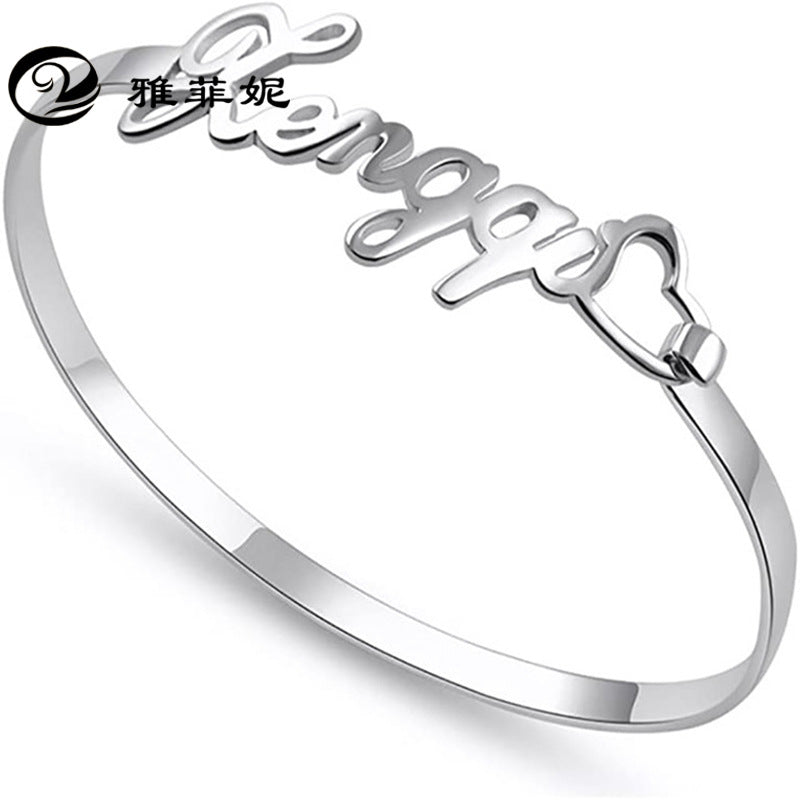 Personalized Custom Bangles Stainless Steel Jewelry