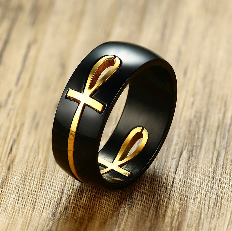 Ankh Egyptian Cross Ring