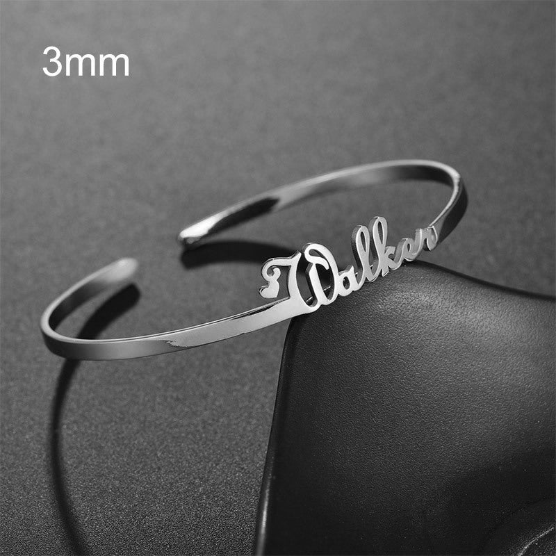 Customized Bangle Stainless Steel Jewelry