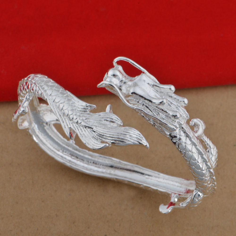 Silver Dragon  Bracelet