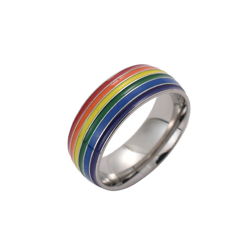 Same Sex Rainbow Ring