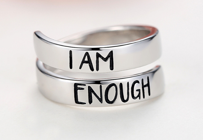 I AM Enough Ring