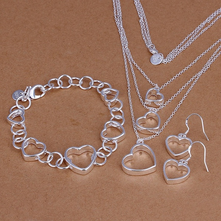 Sterling Silver Plated Set