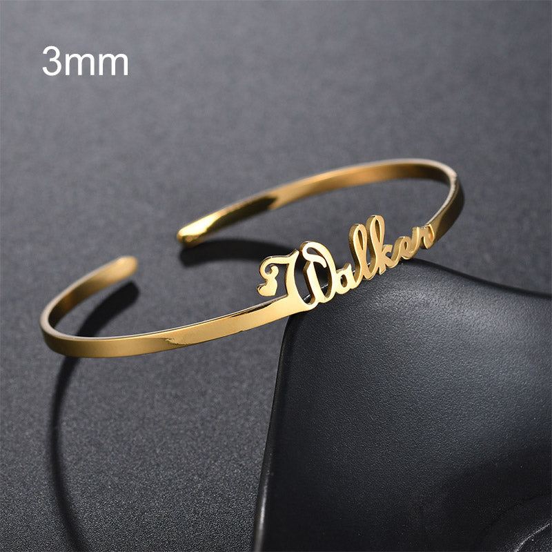 Customized Bangle Stainless Steel Jewelry