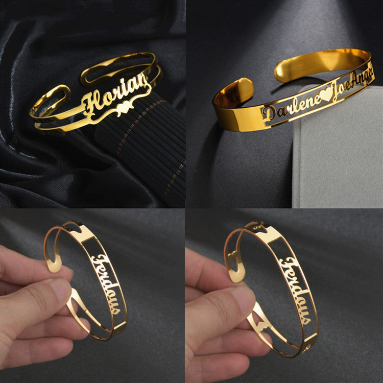 Customized Bangle Stainless Steel Jewelry