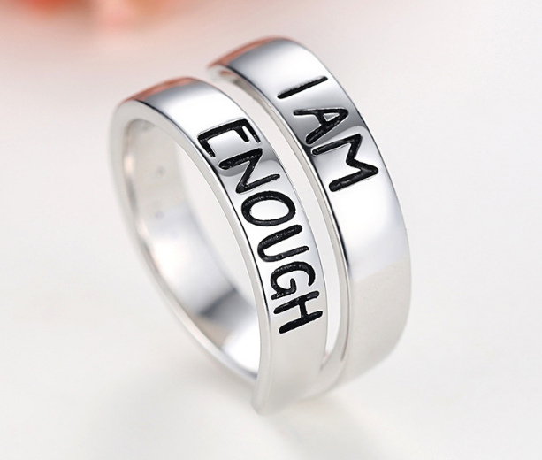 I AM Enough Ring