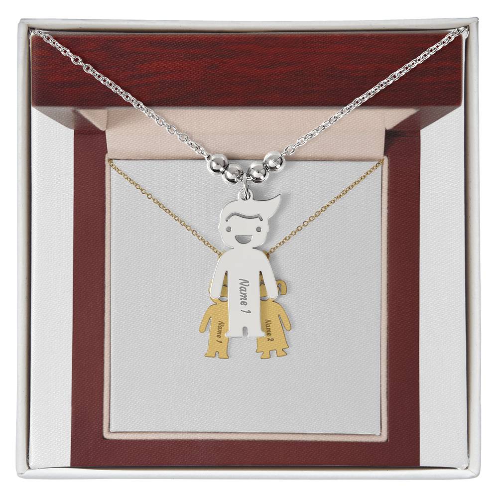 Kid Personalized Charm Necklace