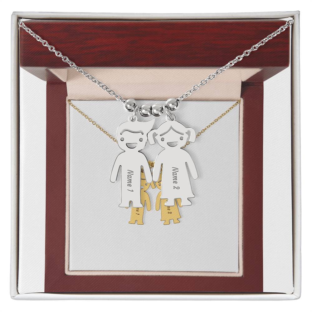 Kid Personalized Charm Necklace